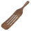 Spatule en bois à long manche et à fentes 1