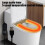 Beheizbarer USB-Toilettensitzbezug – Plüschfleece, waschbar 1