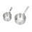 Mini casserole en acier inoxydable avec long manche 50 ml ou 1