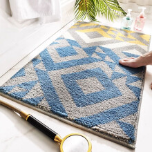 Tapis de bain antidérapant en microfibre 40 x 60 cm
