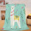 Flanellfilt med lamamönster 150x200 cm 1