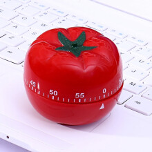 Minuteur de cuisine mécanique en forme de tomate, 60 minutes