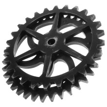 Dekoracja ścienna z drewnianymi kołami zębatymi – styl vintage steampunk, 2 szt.