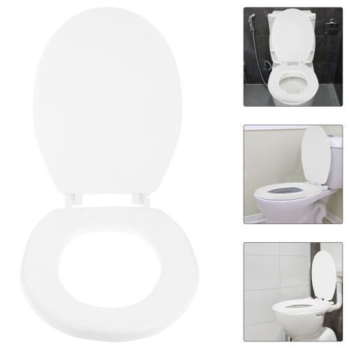 Abattant de toilette blanc – Durable et silencieux, 1 pièce