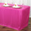 Nappe ajustée en polyester fuchsia 183 cm x 76 cm 1