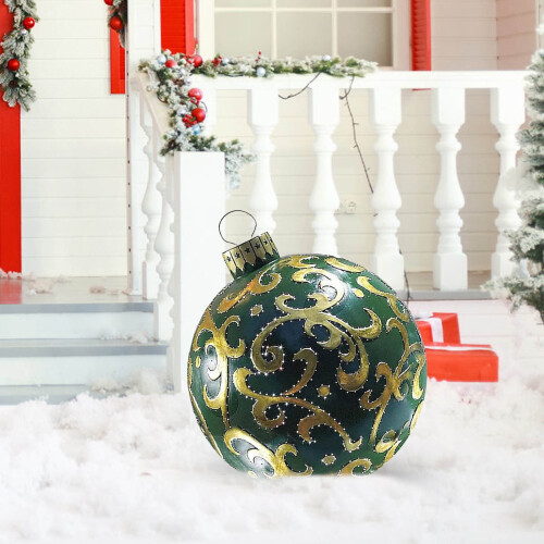 Boule de Noël gonflable décorative extérieure 60 cm
