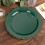 Στρογγυλά πλαστικά πιάτα Hunter Green 10" (Συσκευασία των 10) 1