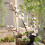 Bouquet de fleurs de prunier artificielles blanches en soie 1