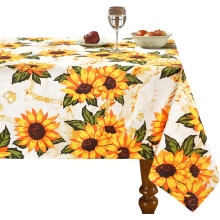Polyester blomsterdug 152 x 283 cm