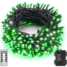 Guirlande lumineuse de Noël à piles avec 100 LED, 10 m (33 pi), étanche IP44