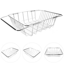 Stainless Steel Sink Drain Basket for Dishes and Cutlery