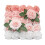 25 rosas artificiais em degradê rosa com hastes. 1
