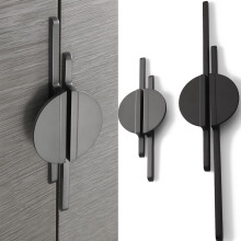 Poignée de meuble demi-cercle – Alliage de zinc, S ou L