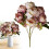 Buquê de peônias artificiais com 7 flores de seda. 1
