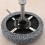 Coussin d'assise rond pour tabouret 30-35 cm 2