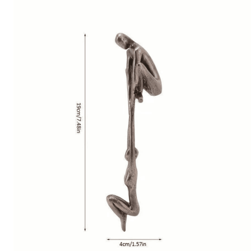 Figurină cuplu abstract din rășină, dans modern7.5 1