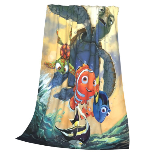 Finding Nemo fleece plaid/deken 80x60 inch 2