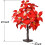Artificial Poinsettia Tree with Warm White Lights 3