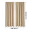 Staron Thermal Insulating Curtains Beige 1 Pair 4