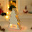 Wooden Christmas Tree Night Light LED Desktop Ornament 4