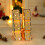 Wooden Christmas Tree Night Light LED Desktop Ornament 5