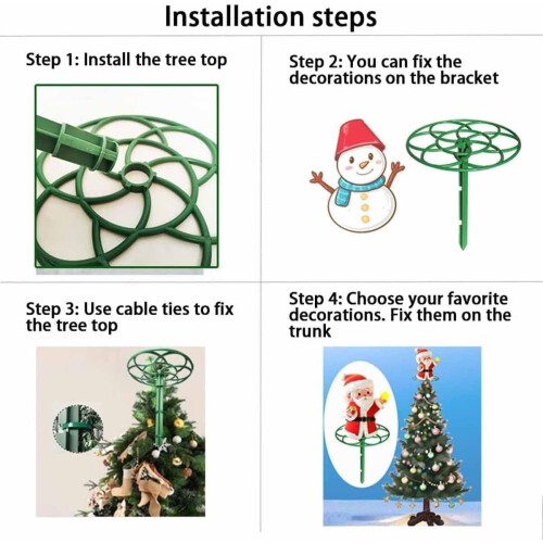 Christmas Tree Topper Holder – Adjustable PVC Stand, 11 1