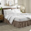 Jupe de lit Bare Home ajustable et enveloppante, format King - Taupe 4