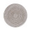 Cotton Linen Round Coaster, 18cm, Coffee 2