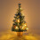 17.7 inch Mini LED Christmas Tree Gold Silver Red 4