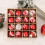 Christmas Tree Ornaments Set Red Shatterproof Balls 16 pcs 4