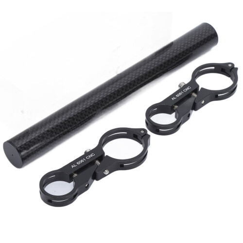 202 Estensore a doppia asta 31.8mm/22.2mm Nero 1