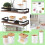 Acrylic Cotton Ball Container Bathroom Storage 1 Piece 2