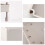 1Pcs Outdoor Waterproof Junction Box Plastic Enclosure Screw Cable Cases 2