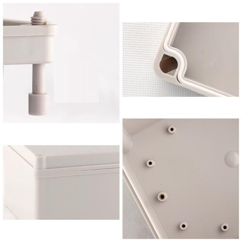 1Pcs Outdoor Waterproof Junction Box Plastic Enclosure Screw Cable Cases 1