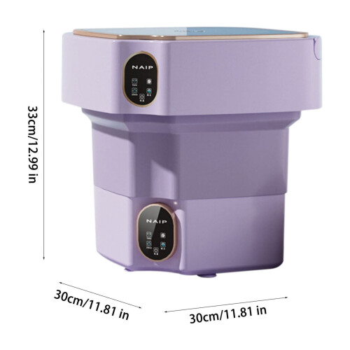 Leodye Mini Portable Washing Machine 17L Foldable 2