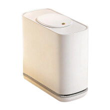 Space Saving Garbage Can Highlighting Burst Up Lid And Air