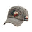 Embroidered Lettered Baseball Hat Unisex Adjustable Fit-Gray 1