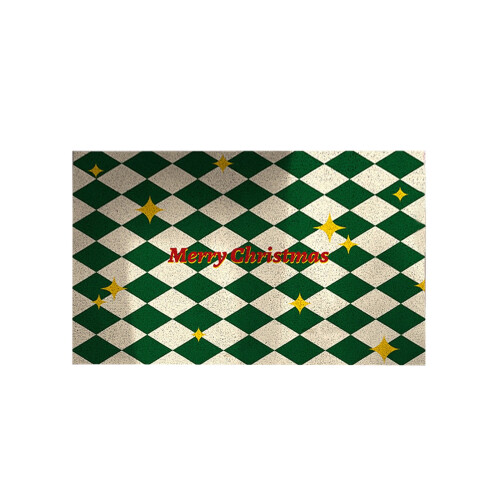 Tapete de Natal antiderrapante para porta de exterior, 40 x 60 cm (15,74 x 23,62 polegadas). 1
