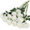 12 rosas pretas artificiais – Seda realista, hastes de 53 cm (21 polegadas) 1