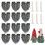 Pre-Cut Gnome Beards Noses & Braids 12 pcs 1