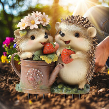 Acrylic2D Hedgehog Garden Stake – Utomhusdekoration