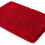 Rode chenille badmat 17x24 inch – Absorberend en antislip 1
