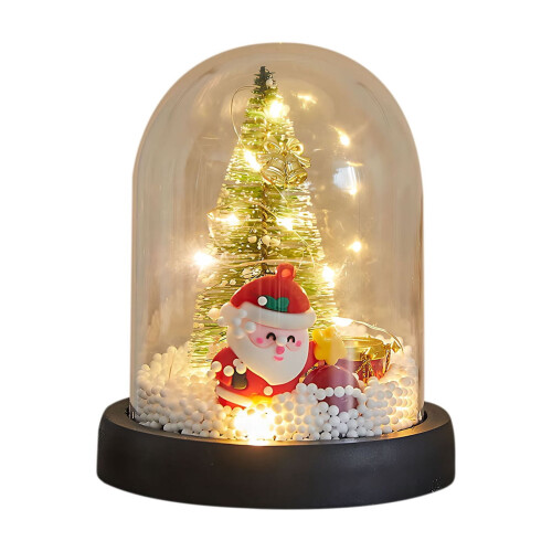 Glass Christmas Tree Tabletop Decor 1 Pack 1