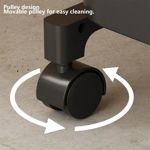Mobile Storage Cart Adjustable 3-Tier Rolling Shelf 2