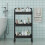 Mobile Storage Cart Adjustable 3-Tier Rolling Shelf 5