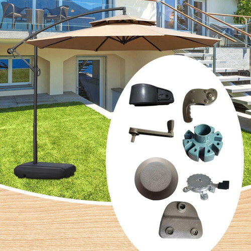 Patio Umbrella Stand with Shaker Armrest 2