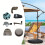 Patio Umbrella Stand with Shaker Armrest 5