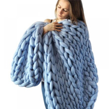 Forzero acrylic knitted blanket multicolor 150x200cm