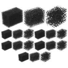 18Stk Schwarze Stipple Schwämme Für Make-Up Spezialeffekte Und Cosplay