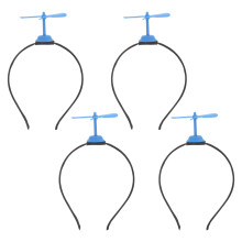 4Stk Kunststoff Haarschmuck Propeller Haarband Für Kostüm Und Karneval